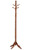 TTP Furnish Solid Wood Coat Rack / Twisted Coat Rack, Espresso