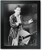 Framed Print 12x15: Leonard Bernstein, New York City Symphony, 1945