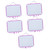 5 Sets Hanging Message Board Magnetic Message Board Kids Board Easel Double Sided Dry Erase Board for Wall Dry Erase Whiteboard Magnetic Erase Board PVC Multifunction Child Purple