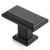 Black Cabinet Knobs 30 Pack Knobs for Cabinets and Drawers Rectangular Kitchen Cabinet Knobs Drawer Pulls and Knobs Matte Black Closet Door Knobs