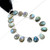 Natural Labradorite Gemstone Beads Briolette Faceted DIY Making Jewelry Loose Stone Bead 1 Strand Jade Crystal Glass Stones for Necklace, Bracelet, Pendant (Labradorite Pear)