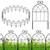 Decorative Garden Fence 20 Pack, 12.8ft (L) x 15in (H), Rustproof Metal No Dig Fencing Border,Small Animal Barrier Fence, Flower Edging Panels for Landscape Patio Yard Outdoor Decor