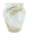 Blue Rose Polish Pottery Opal Brown Swirl Large Vase