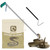 [3 in 1] Snake Catcher Tool Set Professional 47" Snake Tong + 39.3" Collapsible Snake Hook + Large Snake Bag Best Tool Set for Moving Rattle Snake Corn Snake Kingsnakes Lizard Reptiles