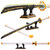 Zenitsu Sword Building Set, 38.8in Demon Slayer Sword Set with Scabbard and Stand, Cosplay Anime Samurai Sword, Handmade Katana Toy Sword for Adults and Kids 8+ (956 Pieces)