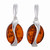 Sterling Silver and Baltic Honey Amber Earrings "Liliana"