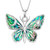 Butterfly Necklace for Women 925 Sterling Silver Butterfly Pendant Necklaces Abalone Shell Butterfly Necklaces Jewelry Gifts for Women Girls Animal Lovers