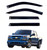 4Pcs Window Visor Deflectors Rain Guards Compatible with Chevy Colorado and GMC Canyon Crew Cab 2004-2012