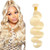 613 Blonde Bundles Human Hair 18 Inch 12A Grade 613 Body Wave Bundles 100% Unprocessed Brazilian Virgin Human Hair Bundles 1 Bundle Human Hair 613 Blonde Hair Bundle