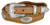 Open Range Longhorn Steer Conchos Ranger Belt Western Cowboy Cowgirl Genuine Leather Braided Belt, Size Up to 60" (Brown, 56)