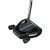 Golf F80 Mallet Putter, Men's Right Handed 35" Black/Silver with Oversize Putter Grip