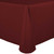 ULTIMATE TEXTILE -3 Pack- 52 x 70-Inch Oval Polyester Linen Tablecloth, Brick Rust Red