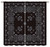 Bandana Blackout Curtains for Home Decor,Bandana Black Paisley Bandana Rod Pocket Thermal Insulated Drapes Darkening Window Curtain for Girls Boy Bedroom Living Room 72 x 63 Inch