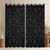 Adults Black Damask Blackout Curtains Antique Victorian Baroque Curtains & Drapes 52" Wx63 L Gothic Vintage Floral Window Curtains Bohemian Exotic Window Treatments 2 Panels Bedroom Decor