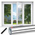 Privacy Window Film 35.4"x157.5" One Way Window Privacy Film See Out Not in Reflective Window Film Mirror Window Tint Privacy Film for Glass UV Blackout Window Film Sun Blocking, Static Cling