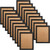 18 Pack Picture Frames Diploma Frames Degree Frame Wood Certificate Frame Award Document Frame Photo Frame Horizontal and Vertical Formats for Wall or Tabletop Display (Black, 8.5 x 11 Inch)