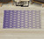 Abstract Decorative Rug, Retro Geometric Ombre Inspired Pattern Classic Curves Illustration, Quality Carpet for Bedroom Dorm and Living Room, 2' 5" X 5', Lavender Eggshell