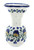 Blue Rose Polish Pottery Pansies Vase