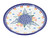 Blue Rose Polish Pottery Christmas Morning Dessert Plate