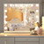 Vanity Mirror with Lights Hollywood Makeup Mirror, Large Vanity Lighted Mirror with 15 LED Bulbs, Hollywood Mirror with 3 Color Modes for Bedroom, Tabletop or Wall-Mounted, 23x18 Inch