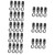 32 Pcs Cart Hook Baby Stroller Hook Stroller Umbrella Hanger Coat Hangers Stroller Wagon Black Hooks for Hanging Stroller Hook Clip Stroller Hooks Multi-Function Hook Multifunction