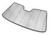Foldable Sunshade Compatible with 2009-2015 Nissan Maxima Sedan, Custom-fit Windshield Sun Shade