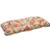 Pillow Perfect Indoor/Outdoor Multicolored Modern Floral Wicker Loveseat Cushion