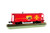 Trains - Bay Window Caboose with Roof Walk Santa FE - HO Scale