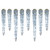 Brite Star 8 Count Falling Snow Light Set, White