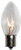 25 Pack C9 Clear Replacement Christmas Light Bulbs For Indoor and Outdoor String Lights Transparent Christmas Light Bulbs 7 Watt E17/C9 Intermediate Base By The Holiday Light Depot