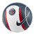 PSG Paris Saint-Germain Strike Adult Unisex Soccer Ball (White/Midnight Navy/University Red, 5)
