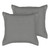 - Cloud Waffle Euro Sham Set of 2 - Waffle Weave - Grey - Two Euro Shams (26 x 26in.)- Cotton