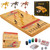 Portable Horse Racing Board Game Horse Race Board Game with 11 Metal Horses 2 Dice 2 Decks of Cards and 100PCS Chips