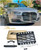 for 2012-2018 Audi A6 | EOS Plate Version 1 Front Bumper Tow Hook License Relocator Mount Bracket Tow-203 (Mid Size)