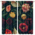 Leaf Blackout Curtain,Tropical Plant Leaves Flower Backdrop Decor Window Curtain,Rod Pocket Insulated Drapes for Living Room Habitacion Bedroom,52x96in