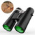 12x42 Powered Waterproof Compact Binoculars with Weak Light Night Vision Clear for Adults for Bird Watching Backyard Safari Great for Outdoor Sports Games Travel and Concerts Small Binocular