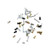 Full Set Screw Sets Screws Replacement for 3DS LL XL Housing Shell