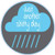 U.S. Custom Stickers Just Another Shitty Day Rain Cloud Sticker 3 Inch
