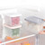 Fruit Storage Containers for Fridge, Fruit Vegetable Produce Saver Containers Fridge Organizers with Airtight Lid & Colander, BPA-Free Vegetable Storage Lettuce Keepers for Refrigerator White