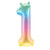 16" Number 1-Jelli Ombre (Airfill Foil Balloon, Multicolor