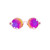 Kaleidoscope Steampunk Rave Goggles with Rainbow Crystal Glass Lens