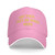 Custom Hats Personalized Hat Customize Baseball Cap Custom Adjustable Trucker Hat for Men & Women Pink