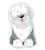 Old English Sheepdog - 3" Vinyl Sticker - for Car Laptop Water Bottle Phone - Waterproof Decal