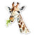 Giraffe Sticker - 3" Laptop Sticker - Waterproof Vinyl for Car, Phone, Water Bottle - Giraffe Decal