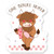 One Boujee Heifer Sticker - 3" Laptop Sticker - Waterproof Vinyl for Car, Phone, Water Bottle - Funny Highland Cow Decal