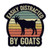 Easily Distracted by Goats Sticker - 3" Laptop Sticker - Waterproof Vinyl for Car, Phone, Water Bottle - Funny Goat Lover Decal