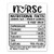Nurse Nutrition Facts Sticker - 3" Laptop Sticker - Waterproof Vinyl for Car, Phone, Water Bottle - RN Nursing Decal
