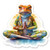 Frog Yoga Sticker - 3" Laptop Sticker - Waterproof Vinyl for Car, Phone, Water Bottle - Zen Peace Cute Hippie Decal Frog Yoga Sticker - 3" Laptop Sticker - Waterproof Vinyl for Car, Phone, Water Bottle - Zen Peace Cute Hippie Decal
