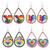 4-6 pairs Rainbow Pride Earrings LGBT Earrings for Women Lesbian Gay Pride Charm Love Wins Dangle Earrings Geometric Heart Flag Rainbow Dangle Earrings Jewelry Gifts (4 Pairs Rainbow) 4-6 pairs Rainbow Pride Earrings LGBT Earrings for Women Lesbian Gay Pride Charm Love Wins Dangle Earrings Geometric Heart Flag Rainbow Dangle Earrings Jewelry Gifts (4 Pairs Rainbow)