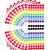 1400 PCS Dot Stickers 3/4 Inch Color Coding Labels Round Colored Dot Stickers, 10 Assorted Color Colorful Coding Label Circle Sticker for Office Student Classroom Toddler